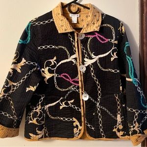 Patty Kim Quilted Reversible Jacket/Blazer Women’s Large